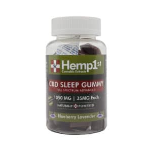 Hemp 1st, CBD Sleep Gummy, Blueberry Lavender